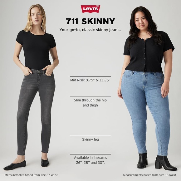 Levi's Sculpt Jeans in Dark Blue - Picture 5 of 10